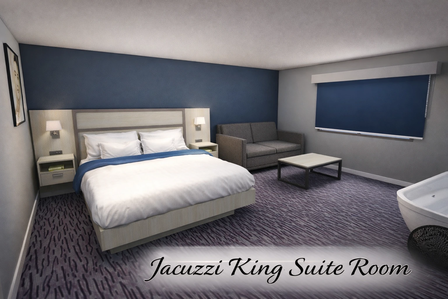 King Jacuzzi Suite with private in-room soaking tub — Best Western Vernal Utah