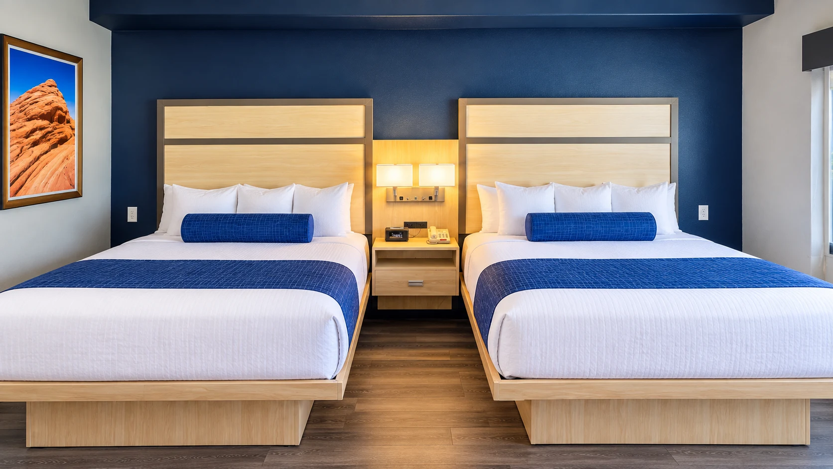 Pet-friendly Studio Two Queen with two queen beds and wood-style floors — Best Western Vernal Inn, Vernal Utah